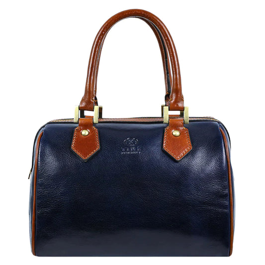 Blaue Lederhandtasche - Little Dorrit - alaabouch.de