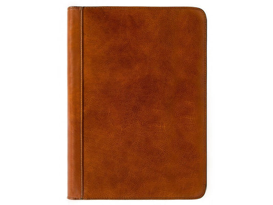 Bernsteinfarbene Leder Dokumentenmappe - CANDIDE - alaabouch.de